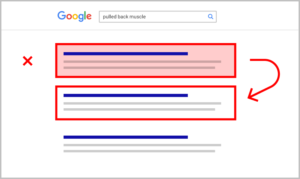 Google検索のpogo stick effect