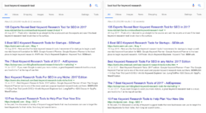 RankBrainの検索キーワードの理解と検索結果表示
