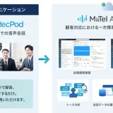 レブコム、「MiiTel RecPod（β版）」を提供開始　オフラインコミュニケーションを可視化